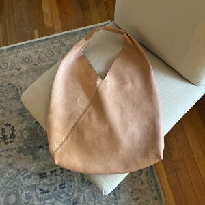 Aeropostale Vegan faux lamb and suede Slouch Tote Bag